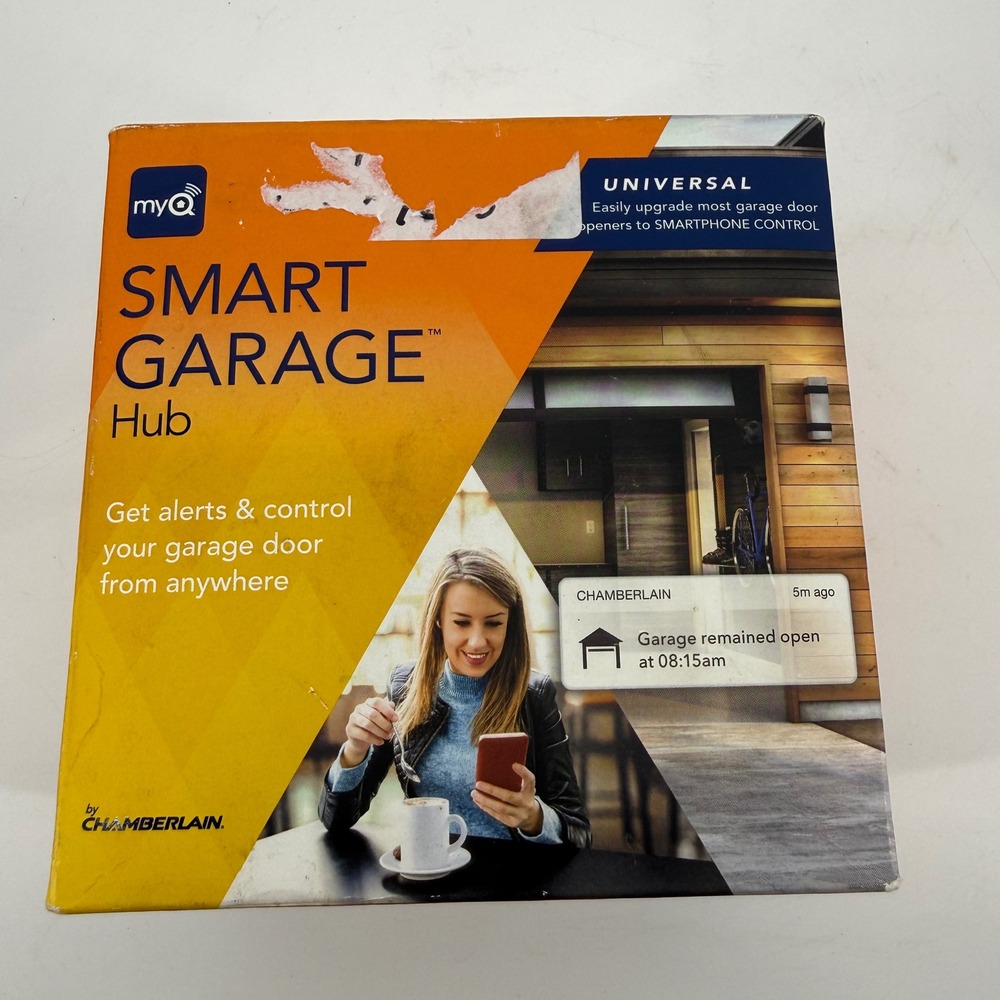 Chamberlain MyQ Smart Garage Hub MYQ-G0301‎ Universal Smartphone Control Wi-Fi